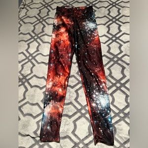 BlackMilk Leggings Red Galaxy PC Small